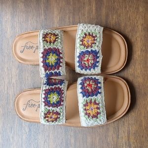 Free People Juliet Crochet Sandals